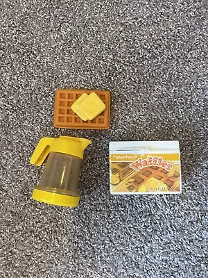 Play Food Fisher Price Vintage Waffles With Box Syrup Pour Lot • $32