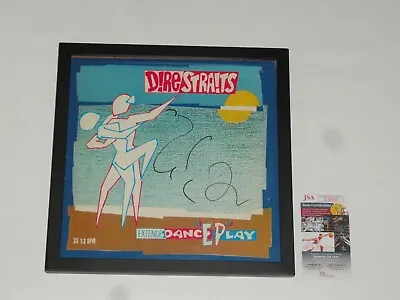 Mark Knopfler Signed Framed Extended Dance Play Vinyl Dire Straits Jsa Coa • $399.99