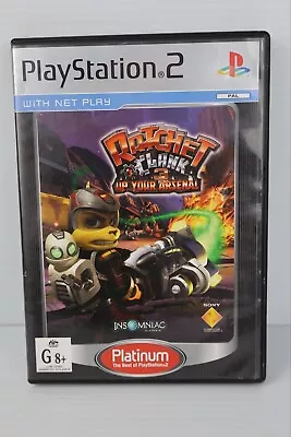 Ratchet And Clank 3 Up Your Arsenal PlayStation Platinum PS2 Complete W Manual • $20.95