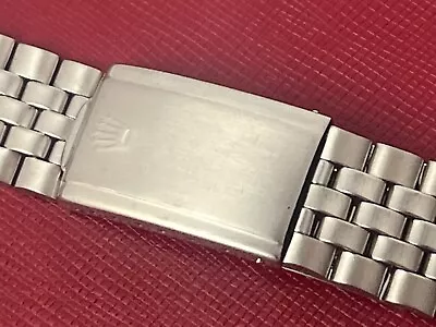 Rolex Vintage Swiss Made Jubilee Stainless Steel 19mm Bracelet • $565