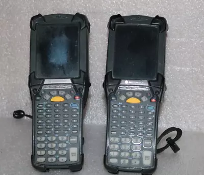 LOT OF 2 Motorola Symbol MC9190-GA0-SWEYA6WR Mobile Barcode Scanner NO BATTERY • $65