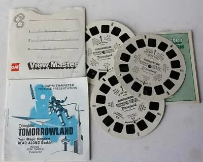 Disneyland Tomorrowland Booklet Fun Games 3 View Master Reels View Master Reels • $8.99