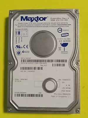Maxtor DiamondMax Plus 9 80GB ATA/133 HDD Hard Drive Please View Photo's & READ  • $40
