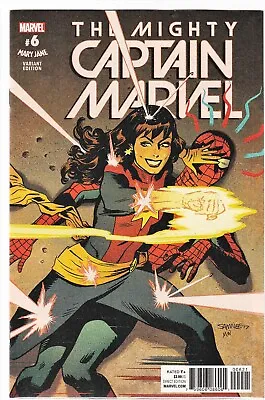The Mighty Captain Marvel #6 (2017) Chris Samnee 'mary Jane' Variant ~ Unread Nm • $3