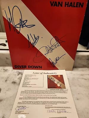 Autographed Van Halen Diver Down Album.. All 4 ..JSA Cert..WOW! • $6875