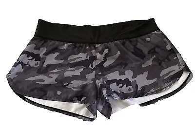 Nike Swim Board Shorts Womens Size L Bottoms Lined Black Gray Camo Swimwear • $19.95