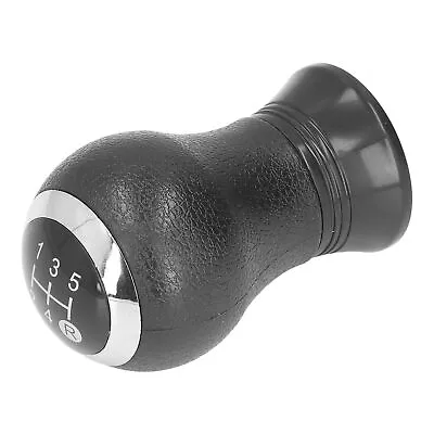 ・5 Speed Gear Shift Knob ABS Antiaging Black Good Adhesion Shifter Head For • $11.92