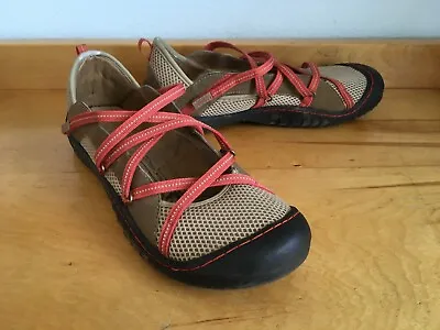 J-41 Adventure On Jeep Engineered Traction Sole Vegan Shoes Women's Size 9 M • $19.99