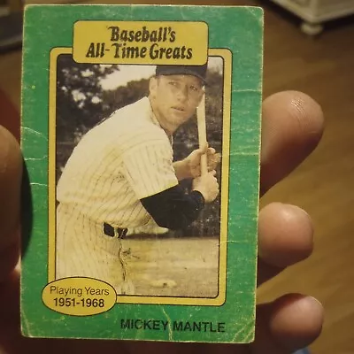 As All All Time Greats Micky Mantle Playing Years 1951  -1968 • $10