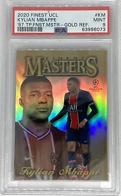 2020/21 Topps Finest Kylian Mbappe#10/50 Gold International Jersey # Psg France • $500