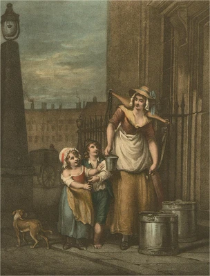 £83 • Buy A Set Of Ten 19th Century Mezzotint Restrikes - Cries Of London