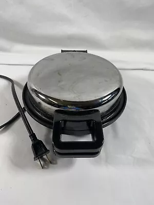 Vintage Toastmaster Waffle Iron Model 245 Non Stick Chrome Made In USA • $18.16