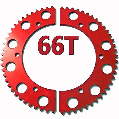 66T (tooth) #35 Chain Split Sprocket Racing Go-Kart Fun Cart Barstool Gear RLV • $19.68