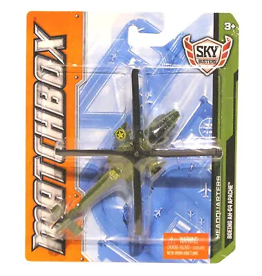 Matchbox Sky Busters: Boeing Ah-64 Apache Attack Helicopter Mbx 2012 • $28