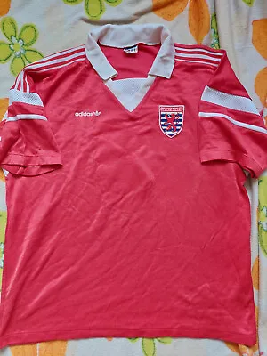 Luxembourg 1987 1988 1989  MATCH WORN Home Football Shirt Jersey Trikot Maglia • $104.82