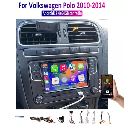 Apple CarPlay Android Auto Head Unit Car Radio For Volkswagen Polo 2010-2014 • $160.84