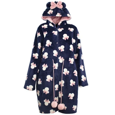 £36.99 • Buy Disney Minnie Mouse Dressing Gown Adults Womens Dress Robe Bathrobe Sleepwear