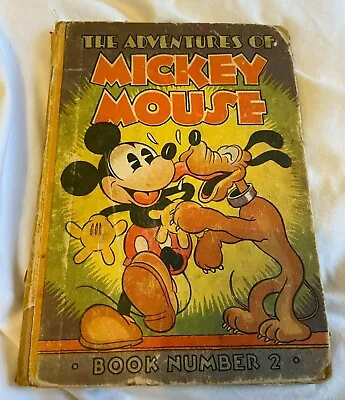 Mickey Mouse The Adventures Of  Mickey Mouse 1932 Book # 2 Walt Disney Studios • $85