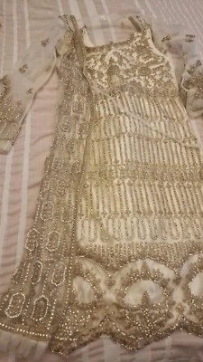 £39 • Buy Pakistani Designer Outfit Children  Partywear Size 34 Kids Wedding 