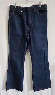 Vintage Plain Pockets Mens Jeans Sears Dark Blue NWOT 36x30 • $29.99