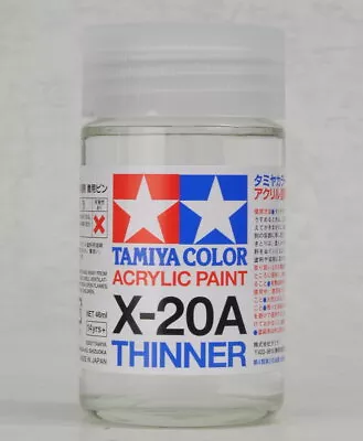 Tamiya Craft Tools 81030 ; X-20A Acrylic Paint Thinner (46ml) For Model Kit • $7.99