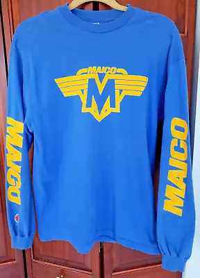 Vintage Motocross MAICO T-Shirt Size Large - Long Sleeve - REDUCED PRICE • $35