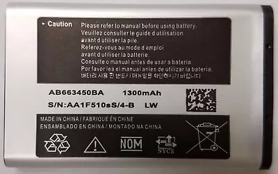 Replacement Battery For Samsung CONVOY 2 U660 Verizon AB663450BA 1300mAh • $9.99