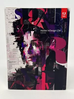 InDesign Cs6 Extended Full _ DVD Version Windows. • $129