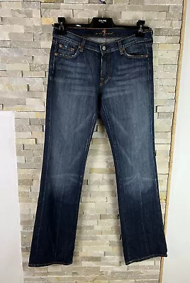 7 For All Mankind Women’s Size 31 Long Legs Bootcut Denim Jeans  • £25.99