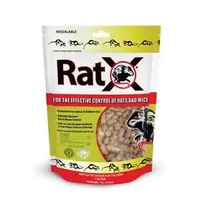 RatX All-Natural Poison Free Rat Mice Control 1 Lb Bag Multi Bag Discount • $15.95