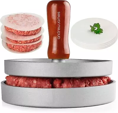 Quarter Pounder Burger Press Metal Non-Stick Homemade Smash Hamburger Maker • £9.99