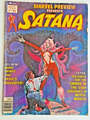Marvel Preview #7 Satana 1st App Rocket Raccoon Guardians Of The Galaxy 1976 • $129.15