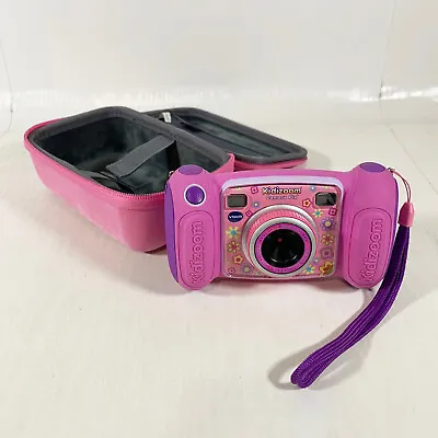 VTech Kidizoom Camera Pix Pink Digital Camera W/ Carrying Case - Tested & Works • $22.95
