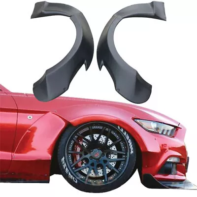 VSaero FRP RBOT Wide Body Fender Flares (front) For Mustang Ford 15-17 Vsaero_1 • $397