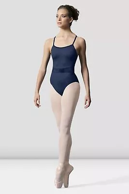 £19.99 • Buy Mirella By Bloch Dance Ladies Camisole Leotard M2168LM Navy Blue Size Large UK12