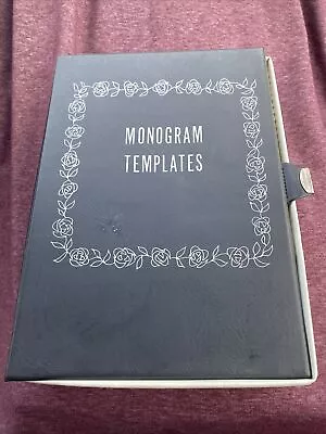 Vintage Sears Kenmore Sewing Machine Accessories MONOGRAM TEMPLATES Complete Set • $23.30