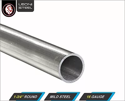 1-3/4  Round Metal Tube - Mild Steel - 16 Gauge - ERW  - 12  Long (1-ft) • $7