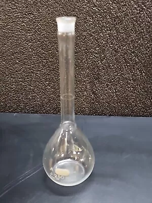 CORNING PYREX Glass Class A 250mL TC Volumetric Flask W/ #16 Stopper 5641-250 • $13.99