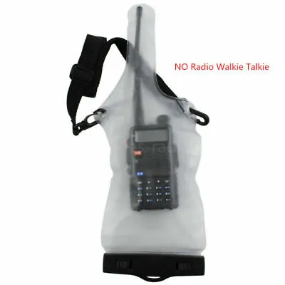 PVC Waterproof Rainproof Dust-Proof Bag Case For Baofeng UV-5R Cobra Yaesu Radio • £4.20
