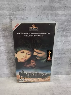 Doctor Zhivago VHS Movie Video Cassette Tape • $19.90