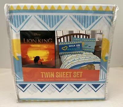 Disney Lion King 3 Piece Twin Sheet Set “Walk On The Wild Side” • $21.99