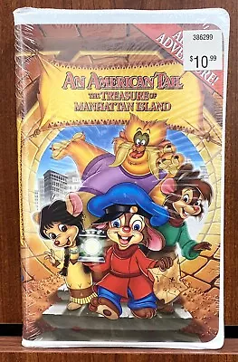 FIEVEL “An American Tail: The Treasure Of Manhattan Island” (2000 VHS) SEALED! • $4.59