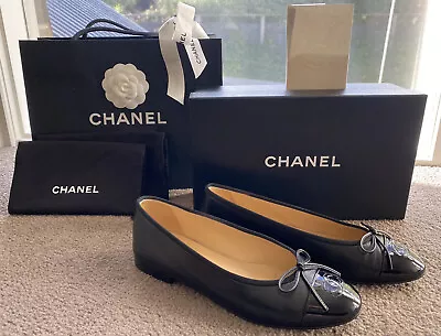 $970 • Buy Chanel Classic Ballet Flats Size 39c