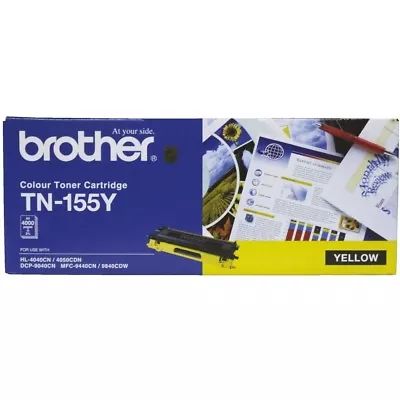 Brother Genuine TN-155Y YELLOW Toner For 9440CN 9450CDN 9840CDW 9040CN 4K Pages • $23.50