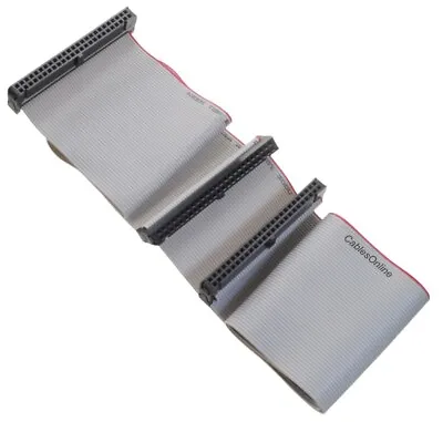 24  50-Pin SCSI 3-Connector Internal Ribbon Cable Up To 2 Drives CablesOnline • $8.95