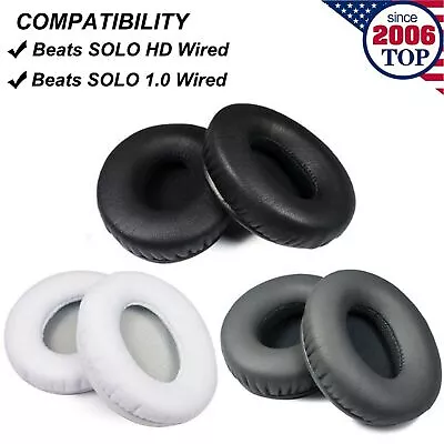 Replacement Ear Pads For Monster Beats By Dr Dre SOLO HD/Solo Wired Headphones • $11.98