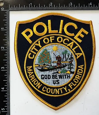 VINTAGE OBSOLETE Ocala City Marion County Florida FL Police Patch • $15