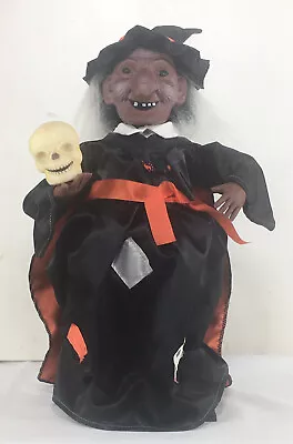 Vintage 1990 Telco Motionette Halloween Witch Light Up Talking Figure Works • $35.99