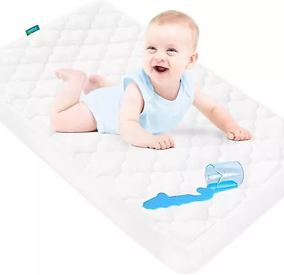 Waterproof Cradle Mattress Pad Cover For Standard Cradle Mattress 36 X18  • $19.99