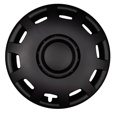 Hubcaps Granite 16 Inch #70 IN Black Matte 4x Premium Design Hub Caps • $153.88